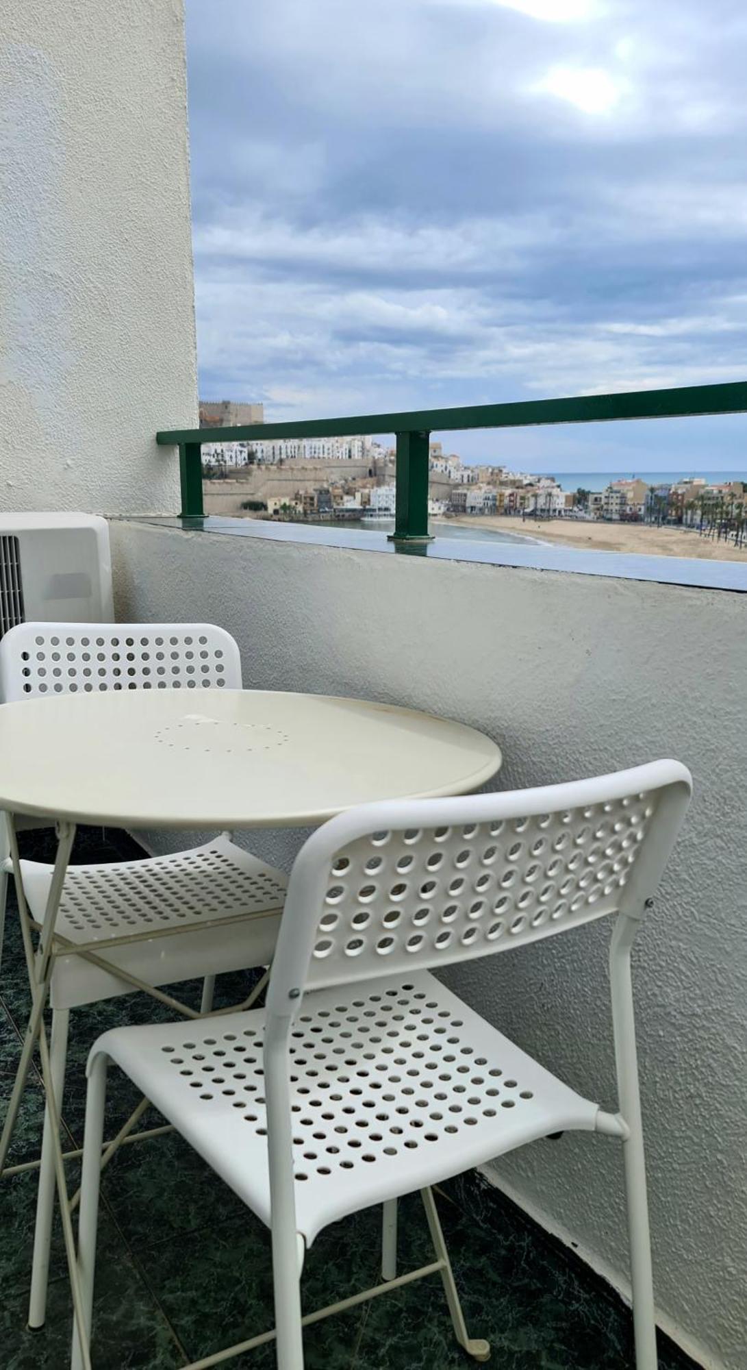 Apartamento Loft Primera Linea De Playa, Vistas Altas Mar Y Castillo Peñíscola Dış mekan fotoğraf